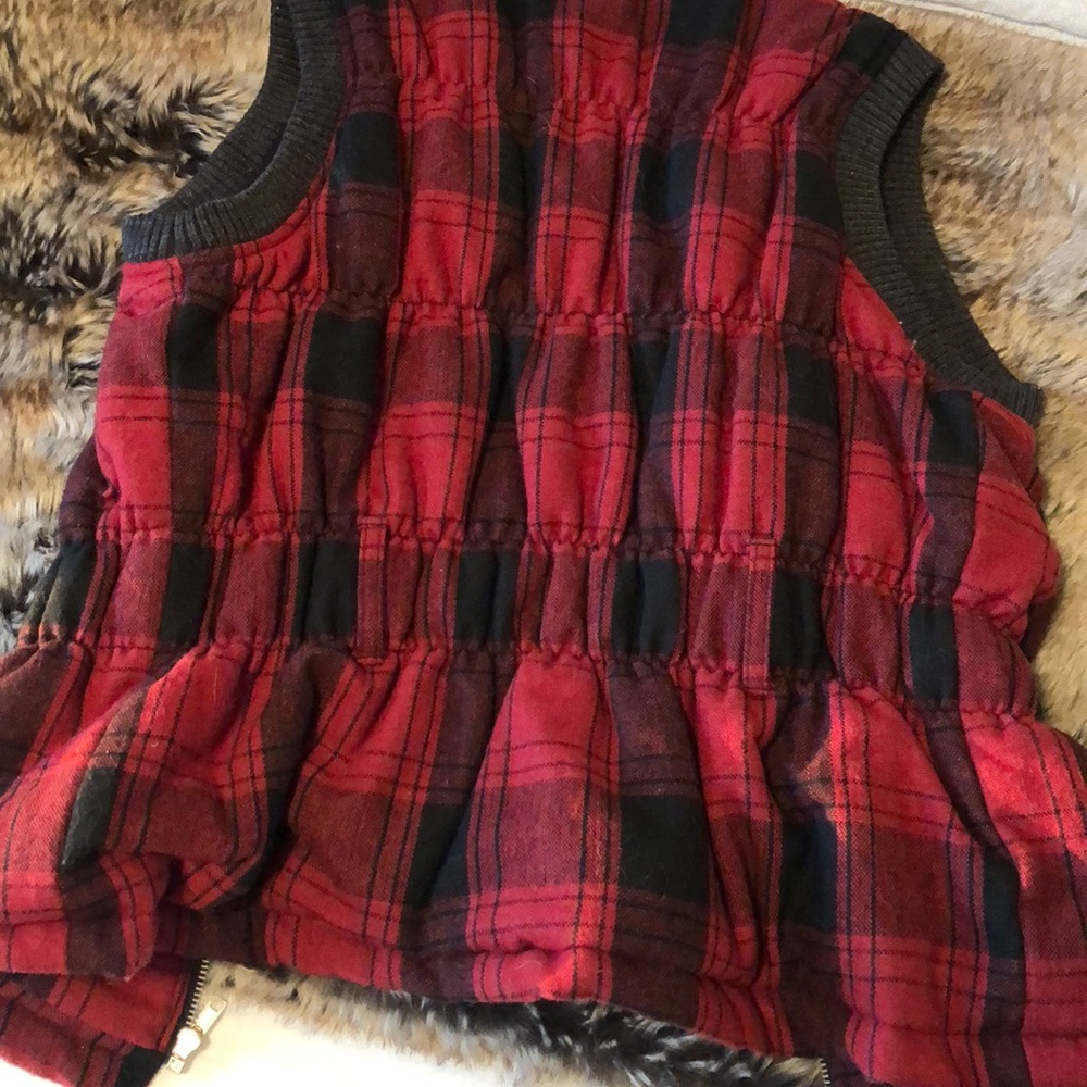 PLAID VEST - Picture 2 of 3